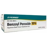 Perrigo 10 % Benzoyl Peroxide Acne Treatment Gel 2.1 oz (Pack of 3)