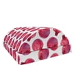 thumbnail image 1 of Fruit Foot Rest, Watercolor Style Pomegranates Exotic Food Vegan Themed Composition Print, Non-Slip Backing Adjustable Ergonomic Memory Foam Leg Support for Office, Dark Coral Dried Rose, by Ambesonne, 1 of 5