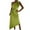 Womens Green Dresses, variant on Women's One Shoulder Ruffle Dress Rose Flower Pleated Bodycon Draped Party Midi Dresses Green 4