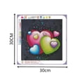 thumbnail image 4 of Colorido De La Flor 5D Diamond Pintura Bordado DIY Paint-By-Diamond Kit Decoración De La Pared Del Hogar 12 X 12 Pulgadas Macarena Pintura diamante bricolaje, 4 of 8