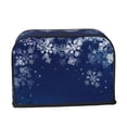 thumbnail image 2 of Kdxio Christmas Blue Print Toaster Cover Bread Machine Cover Fits for Most Standard 2 Slice Toasters,Keep Toaster Free From Dust And Fingerprint Oven Dustproof Cover, 2 of 7