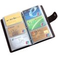 thumbnail image 1 of Leather Credit Card Holder Business ID Card Case Book Style Name Card Holder Book, 1 of 5