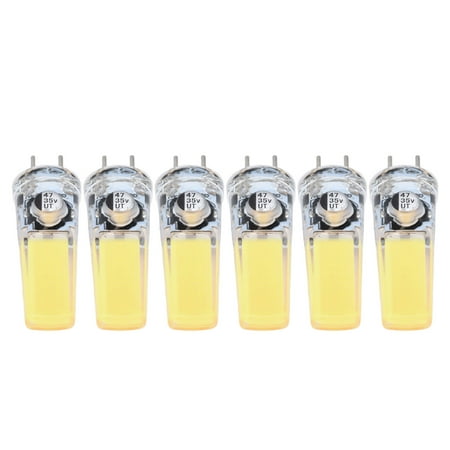 

EOTVIA GY6.35 LED Bulb 6PCS GY6.35 Bulb 5W COB Light Bulb 500lm Silicone Ceiling Lamp Bulb for Living Room Silicone Light Bulb