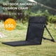 thumbnail image 2 of Silla Plegable para Acampar Con Transporte Respaldo para Picnic Al Aire Libre (negro), 2 of 9