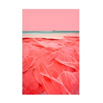 Canvas Wall Art - Treechild 'Coral Beach' Wall Art for Living Room, Bedroom, or Office D?cor by Trademark Fine Art - 22 x 32 Inches