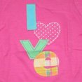 thumbnail image 2 of Okie Dokie Toddler Girl's Ruffled Love Pink T-Shirt Size 5T, 2 of 4