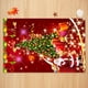 thumbnail image 5 of Yuarrent Alfombra de entrada para casa, cocina, Navidad, fácil de limpiar, amplia aplicación, fibra de poliéster, duradera, antideslizante Decoración del hogar Alfombra navideña B 50*80cm, 5 of 6