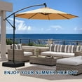 thumbnail image 6 of 10ft Patio Umbrella with Base Included, Outdoor Offset Cantilever Umbrella, Infinite Tilt, UV Protection for Backyard, Lawn, Garden & Pool, 6 of 6