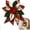 B-HH2, variant on Large Patchwork Bow DIY Sewing Kit With Farmhouse Fabric,Folded Flower Door Hanging Craft Set Gift For Adults Front Door Wall Window Porch