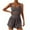Gray, variant on Women's Workout Athletic Romper, One-Piece Running Outfits, Cut Out Tank Style S-1 Short Jumpsuits New Pinky XXL