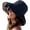 Black Petals, variant on Wide Brim Sun Hats for Women UV Protection Reversible Bucket Hat Foldable Beach Hats Summer Hat for Garden Travel