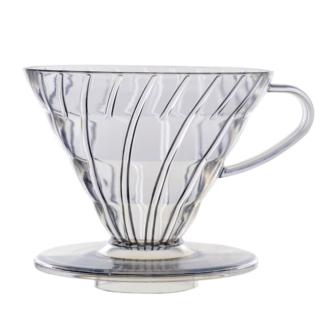 Coffee Dripper Cone Shape Drip Coffee Funnel Plastic V Shape Brewing Coffee Filter Cup V01 V02 For Pour Over Barista 60 Degree