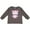 Charcoal Grey, variant on Inktastic Cute Pink and Purple Owl Girls Long Sleeve Toddler T-Shirt