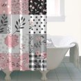 thumbnail image 4 of Pioneer Flower Floral Print Pattern Shower Curtain 36"x72", Bathroom Decorative Shower Curtain Set with 12 Hooks, Waterproof Washable, 4 of 6