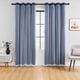 thumbnail image 1 of Cortinas XiDi de Doble Capa Opacas en Azul Marino con Unicornio, 1 of 8