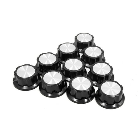 10Pcs 6mm Inner Dia MF-A05 Potentiometer Control Volume Rotary Knob Cap