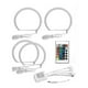 thumbnail image 1 of 131mm Multi-Color RGB Car Angel Eyes LED Light Half Circle Halo for BMW 3-Series E36 1990-2000 E46 H_c*, 1 of 5