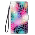 thumbnail image 3 of SaniMore for iPhone 14 6.1 "2022 PU Leather Case with Card Slots Detchable Lanyard Color Painting Luxury Pattern Flip Kickstand Shcokproof Wallet Case For iPhone 14 6.1 Inch 2022, Stained Glass, 3 of 10