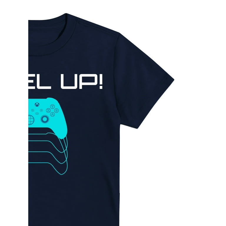XBOX Level Up Boys, Crew Neck, Short Sleeve, Graphic T-Shirt XBOX Level Up Boys, Crew Neck, Short Sleeve, Graphic T-Shirt