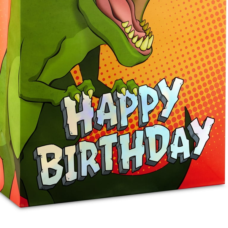 Hallmark Jumbo Birthday Gift Bag (T-Rex Dinosaur) - Walmart.com