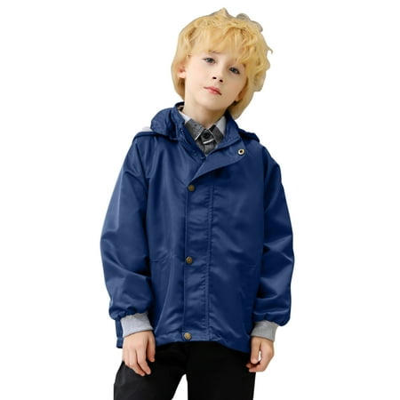 

Hunpta Toddler Boys Girls Winter Coat With Pocket Hooded Jacket Zipper Windproof Outwear