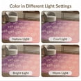 thumbnail image 7 of ODIKA Purple Symmetrical Interlocking Geometric Tonal Gradient Quilted for Playroom, Bedroom, Reading Nook, Pet Friendly & Kids Safe Play, 7 of 7