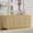 Natural-24"H, variant on 64" Buffet Sideboard Cabinet with Storage, Modern Wooden Fluted Accent Credenza with Adjustable Shelves, Walnut