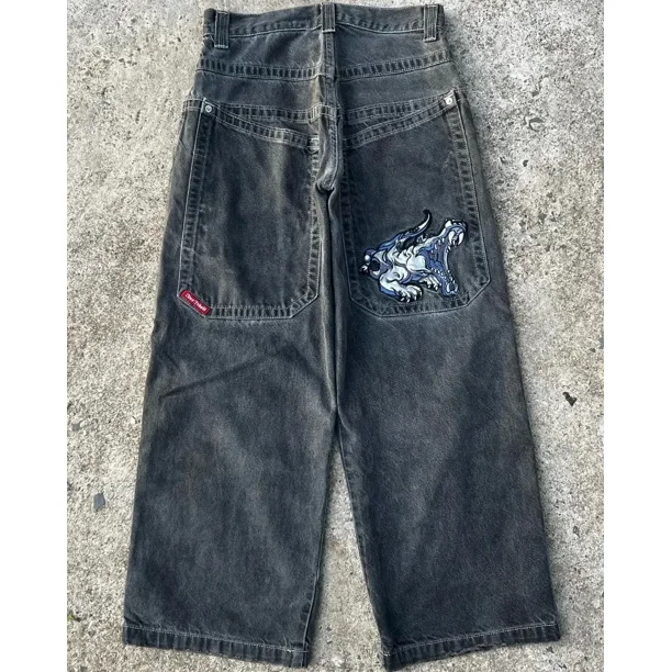 JNCO Jeans Hip Hop Y2k Men's Harajuku Kangaroo Pattern Large