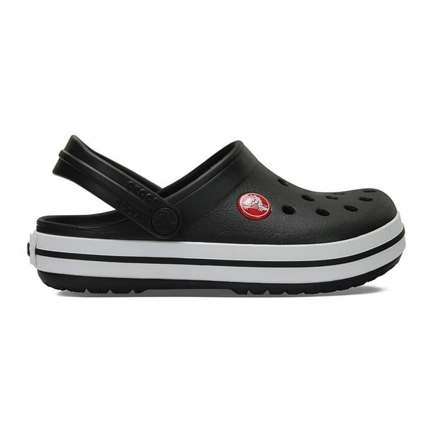Zuecos Crocs Kids Crocband negros, talla 4, para niños grandes
