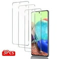 thumbnail image 1 of ZYQEEE HD Glass Film for Samsung Galaxy A71 6.7" Tempered Glass Screen Protector, Anti-Scratch, Bubble-Free, Easy Install, 3 Pack, 1 of 11