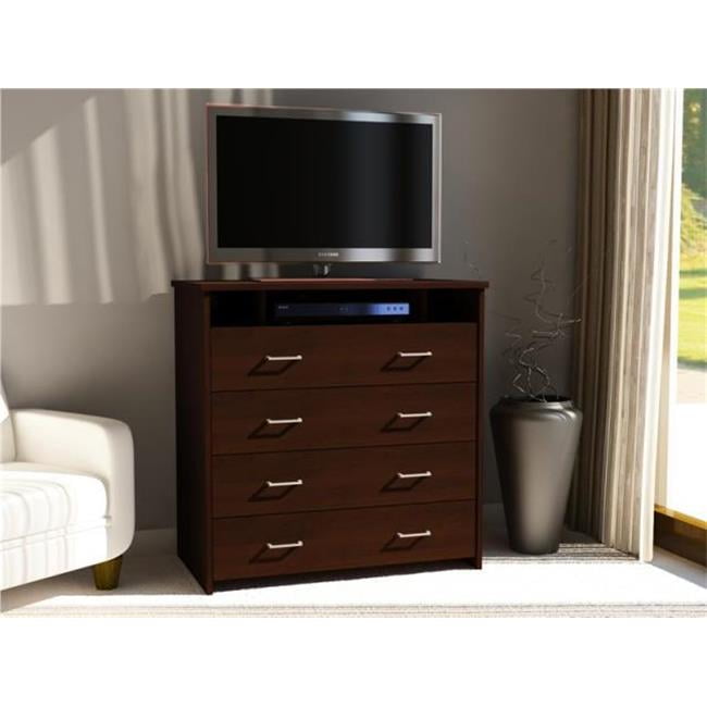Ameriwood 5515012pcom Media Dresser Black Forest Walmart Com