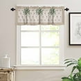 thumbnail image 2 of Summer Palm Tree Kitchen Valances for Windows 54x18 Inch Kitchen Curtains Valances Rod Pocket Farmhouse Green Tropical Plants Bathroom Window Valances for Window Treatment Decor, 2 of 6