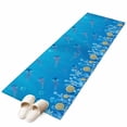 thumbnail image 2 of Summer Nautical Washable Runner Rugs 2'x6', Ocean Sea Jellyfish Cartoon Starfish Coral Bubble Low Pile Throw Entryway Rug Non-Slip Sturdy Edge Binding Carpet for Indoor Bedside Entrance Bedside, 2 of 9