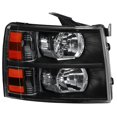 thumbnail image 2 of Supagat Front Black Headlights Front Lamp Driver Side & Passenger Side for Chevy for Silverado 1500 2007-2013 for Silverado 2500HD/3500HD 2007-2014, 2 of 8