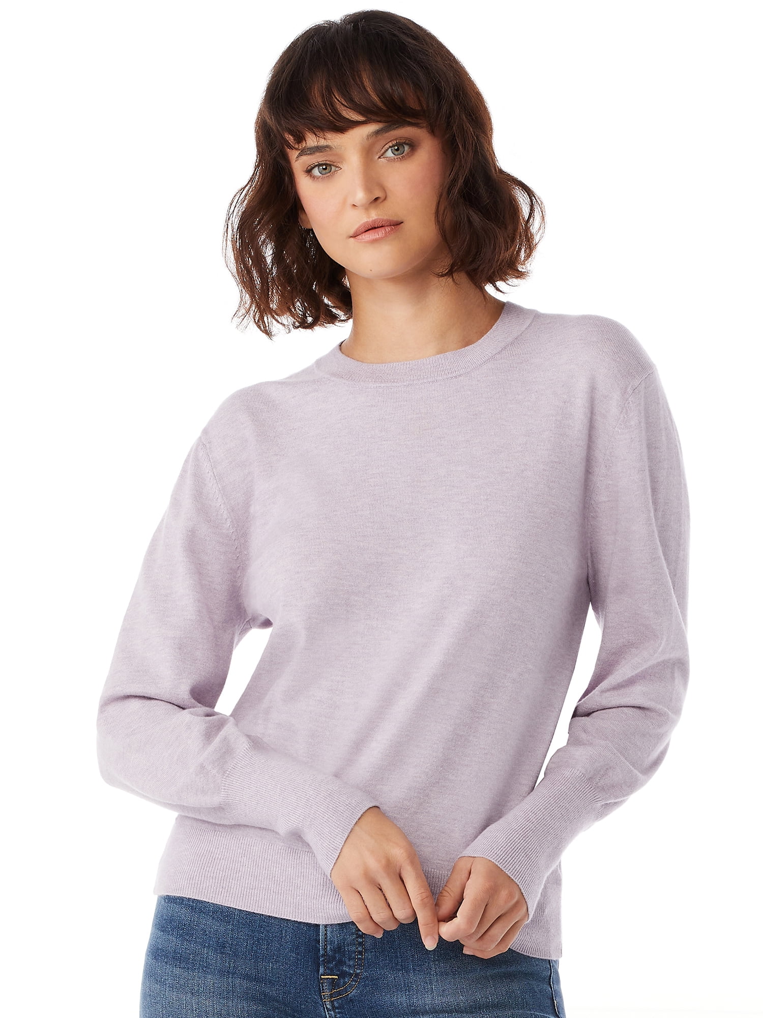 Free Assembly Women's Boxy Crewneck Sweater