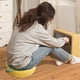thumbnail image 5 of Cojín sólido para suelo y silla | Tejido flocado supersuave | Cojín relleno de espuma de 38 x 38 x 8 cm para sentarse | Multiusos para salón, juegos infantiles y exteriores | 1 pieza, 5 of 6
