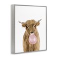 thumbnail image 2 of Stupell Industries Cottage Highland Cattle Bubblegum Gray Framed Giclee Art, 11 x 14, by Sisi and Seb, 2 of 7