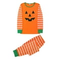 thumbnail image 6 of 2Pcs Women Men Kids Halloween Matching Family Pajamas Sets, SILVERCELL Parent-Child Holiday Striped Sleepwear Pjs, 6 of 8