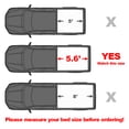 thumbnail image 2 of KAIHUIXING 1pc 5.6Ft Soft Top Roll-up Tonneau Cover Truck Bed for Ford for F150 2015-2020 0628, 2 of 6