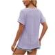 thumbnail image 4 of Fiudx Liquidación de Ofertas Flash Tops con Estampado de Moda para Mujer, Blusa de Manga Corta, Camisetas Divertidas con Cuello Redondo, 4 of 4