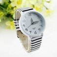 thumbnail image 7 of Black-And-White Stripe Fashion Casual Dress Watch Easy to Read Numbers Wrist Watch-236, 7 of 7