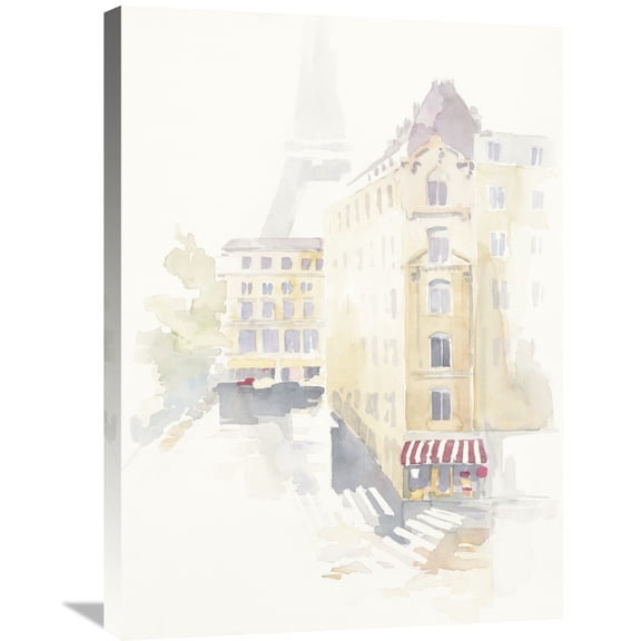 Global Gallery Avery Tillmon 'Paris Crosswalk' Canvas Wall Art