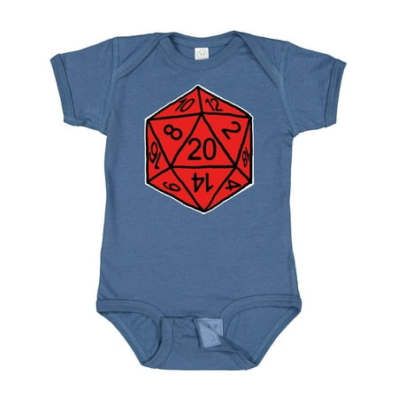 

Inktastic Red 20 Sided Dice Gift Baby Boy or Baby Girl Bodysuit