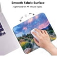 thumbnail image 3 of Cactus Office/Gaming Mouse Pad 9.5"x7.9", Anti-Slip Mat for Desk, Sunset in a Mountain with Sun Beams Clouds Bushes and Colored Flowers Photo Print, 3 of 6