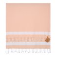 thumbnail image 2 of Selenly 100% Cotton Turkish Towel | Turkish Beach Towel Quick Dry | Pre-Washed Gym Towel | 37x71 Inches Bath Towel | Soft and Absorbent Peshtemal - Powder Pink, 2 of 5