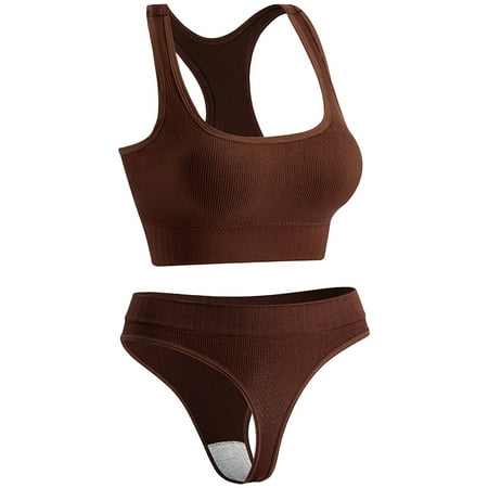 

Gather Large Size Women S Underwear Without Steel Ring Fitness Sports Beauty Vest Yoga Bra Thong Set Push up Bra for Women