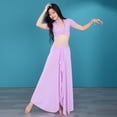thumbnail image 3 of Traje de danza del vientre para bailarina, traje de práctica de verano, traje de actuación de mesa de danza oriental Shuisha, traje de grupo, 3 of 6