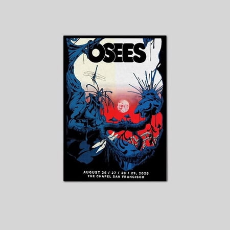 Osees 2026 The Chapel In San Francisco CA Poster Size 24''x36'' Googate