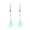 Blue, variant on QIQUWOHUL 925 Sterling Silver Dangle Drop Earrings| Celestial Tassel Earrings| Star Earrings| Silver Earrings