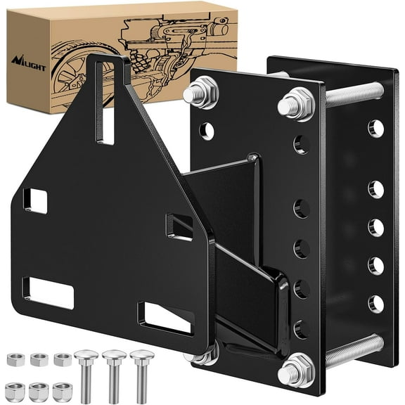 Nilight Spare Tire Carrier 3-Nuts Design Boat Trailer Carrier Bracket Utility Trailer Accessories Fits 4 & 5 & 6 Lugs Trailer Wheels on 4" 4.5'' 4.75'' 5'' 5.5''and 6''Bolt Patterns 150 Lbs